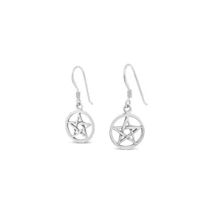Round Pentagram Drop Hooks
