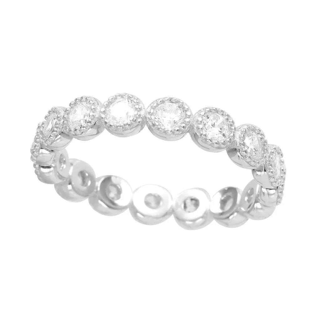 Round vintage ring band