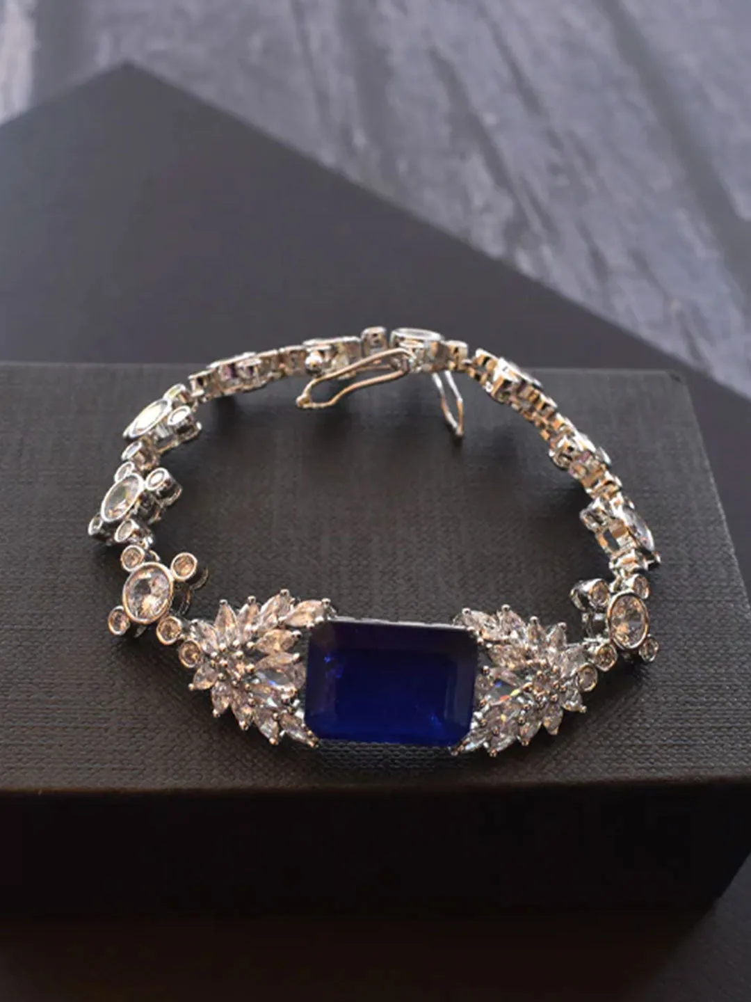 Royal Blue Sapphire Elegance Statement Necklace