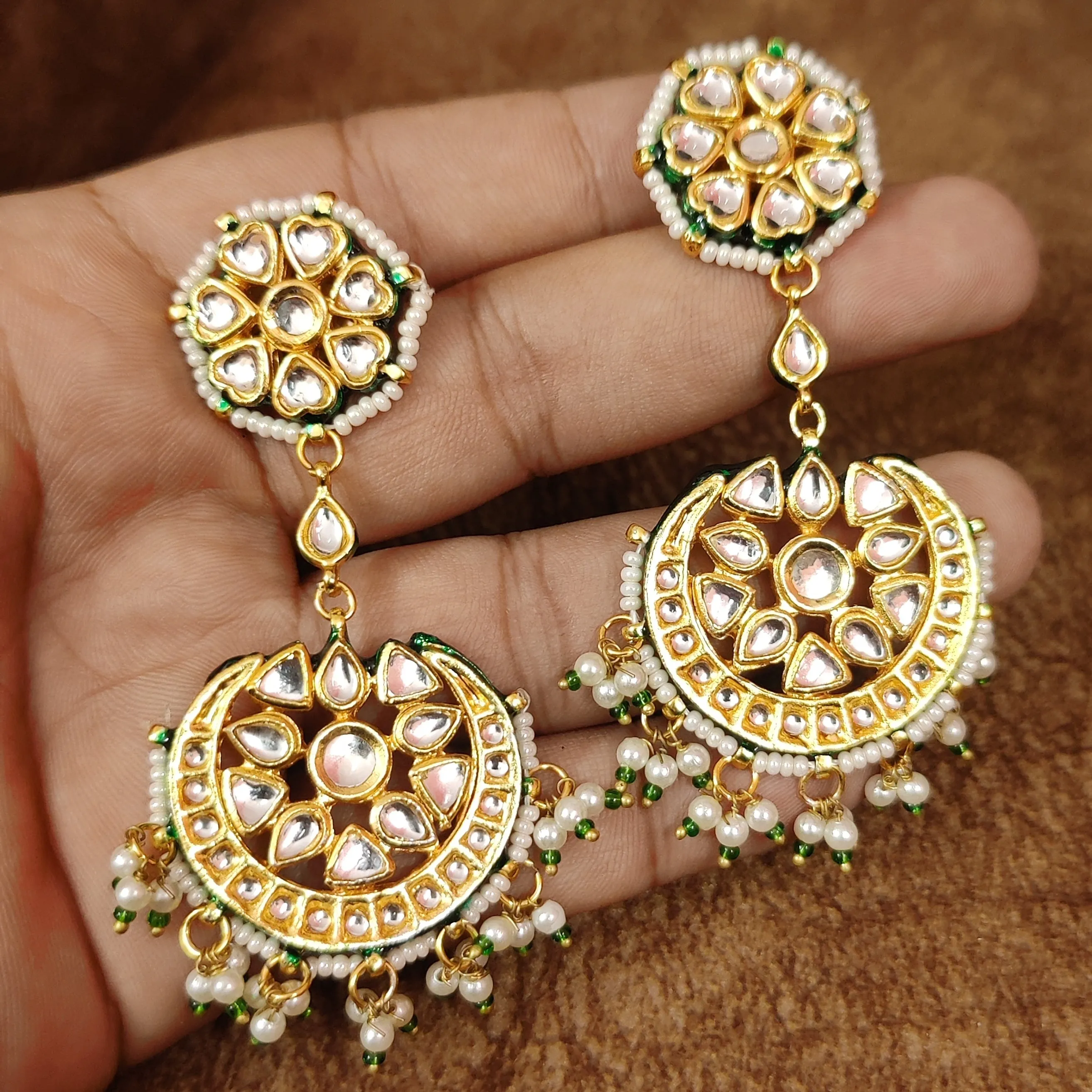 RUBY KUNDAN MEENAKARI SEMI PRECIOUS CHOKER SET
