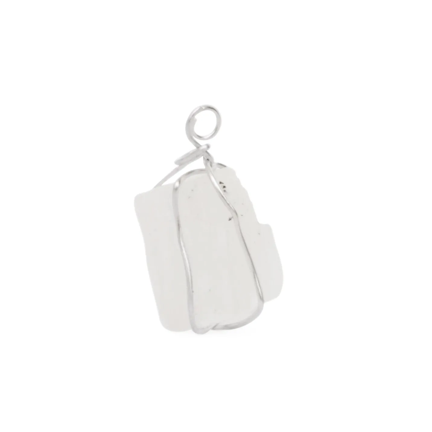 Selenite Wire Wrapped Pendant