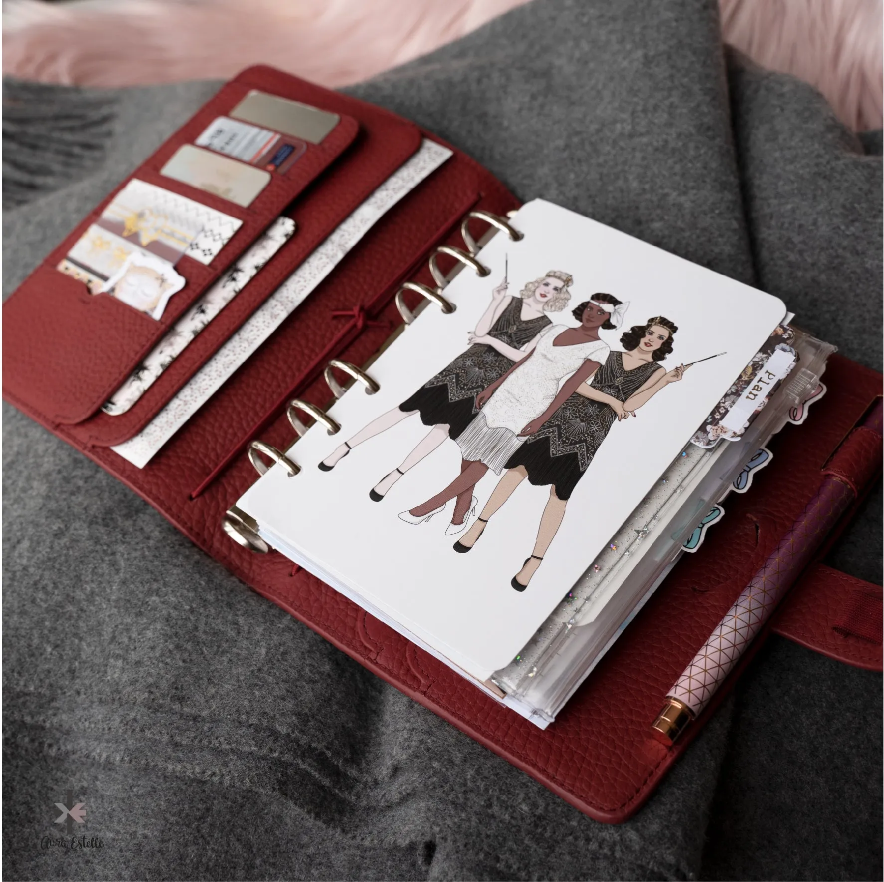 SHER RASPBERRY COULIS RINGS PLANNER COVER