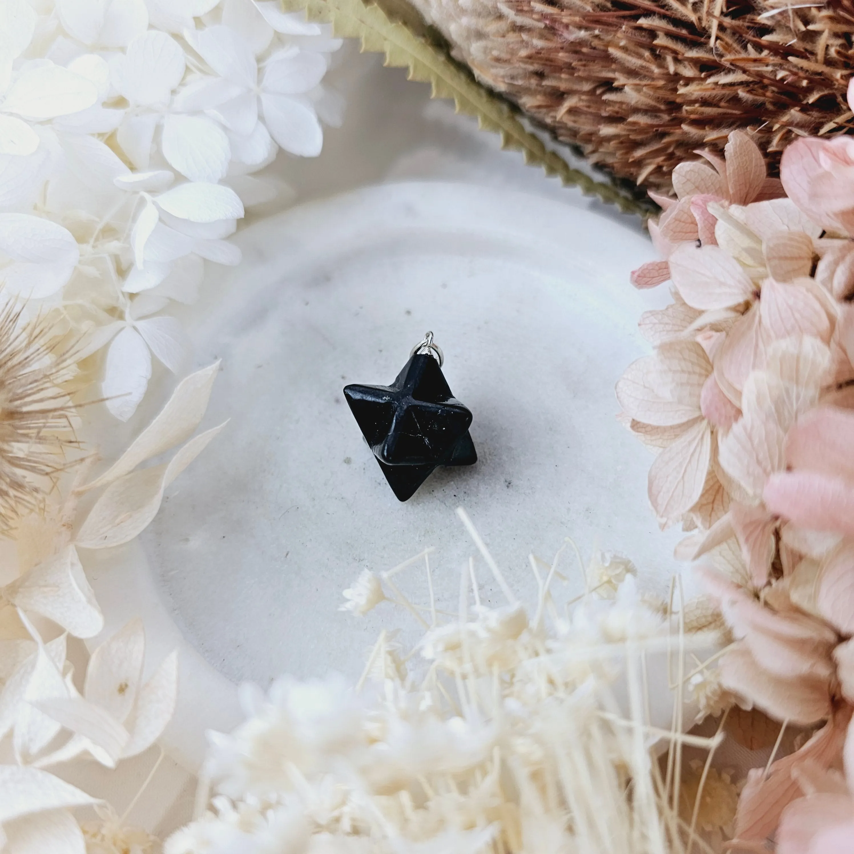 Shungite Merkaba Pendant
