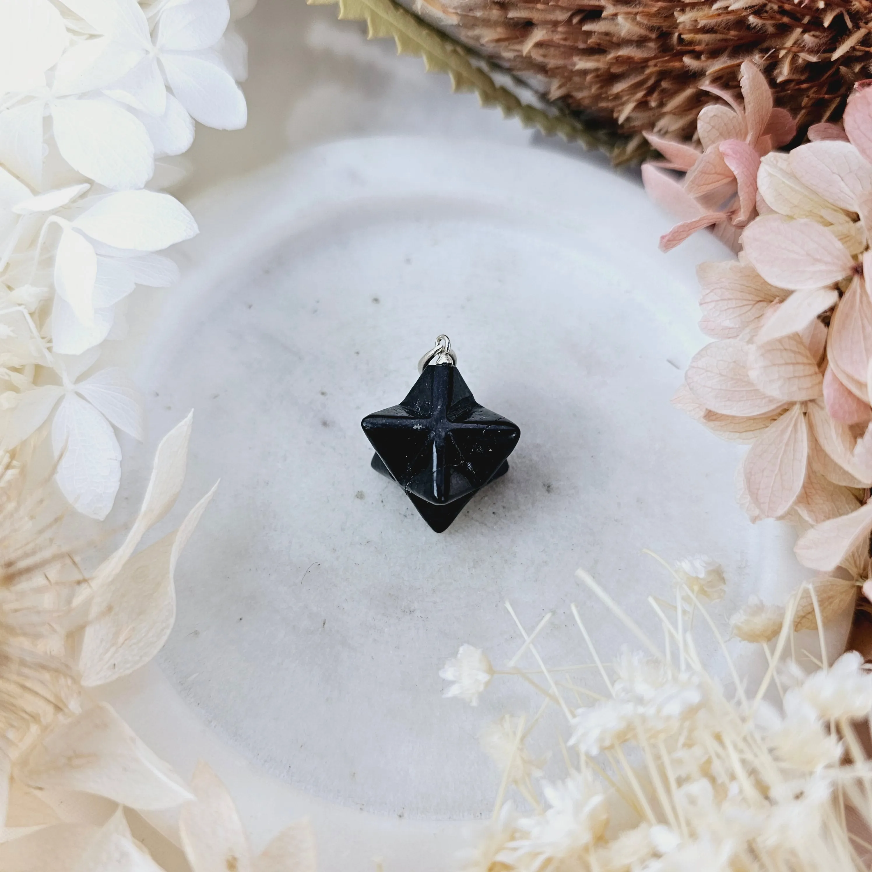 Shungite Merkaba Pendant