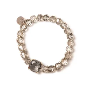 SODINI ELASTIC BRACELETS SHINING AND LUMIMOUS BEADS IN MULTI