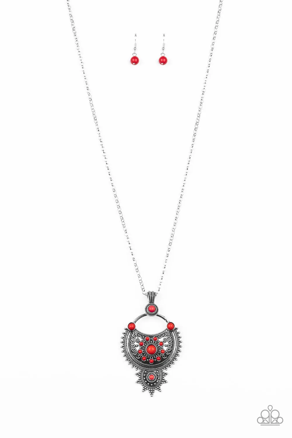 Solar Energy - Red - Necklace