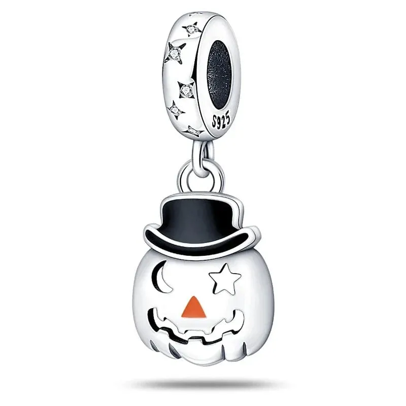 Spooky Snowman Dangle Charm