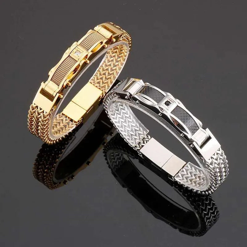 Stainless Steel Link Chain Mesh Bracelet