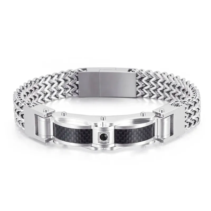 Stainless Steel Link Chain Mesh Bracelet