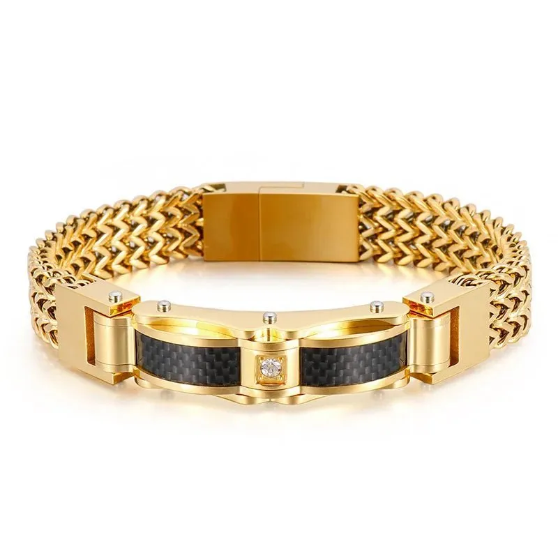 Stainless Steel Link Chain Mesh Bracelet