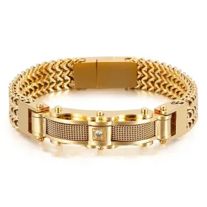 Stainless Steel Link Chain Mesh Bracelet