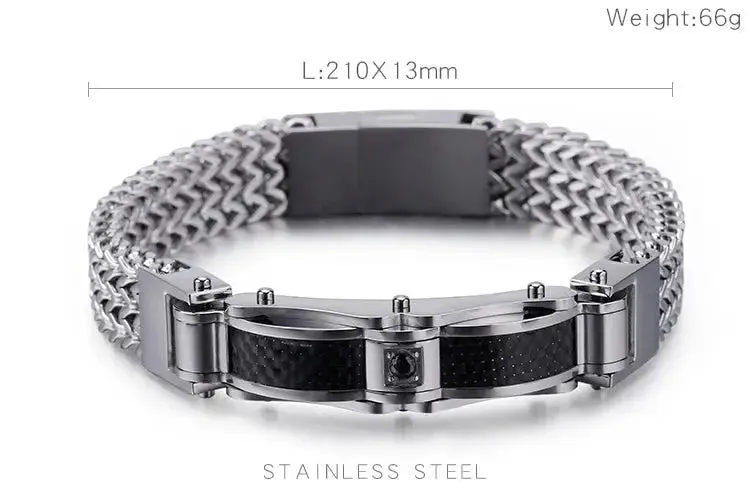 Stainless Steel Link Chain Mesh Bracelet