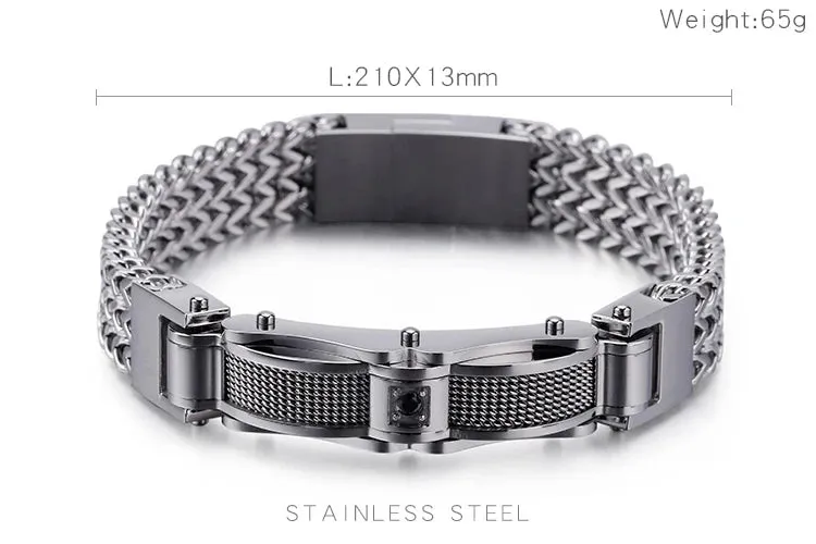 Stainless Steel Link Chain Mesh Bracelet