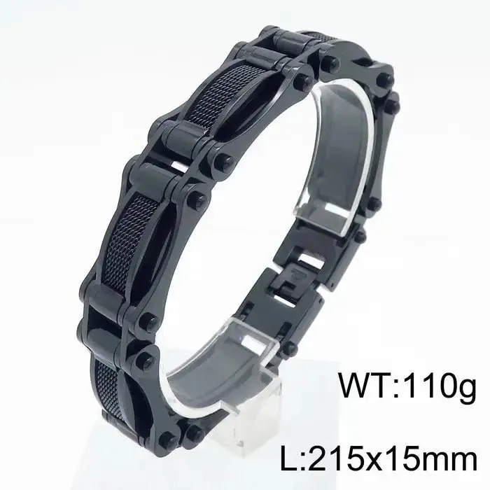 Stainless Steel Link Chain Mesh Bracelet