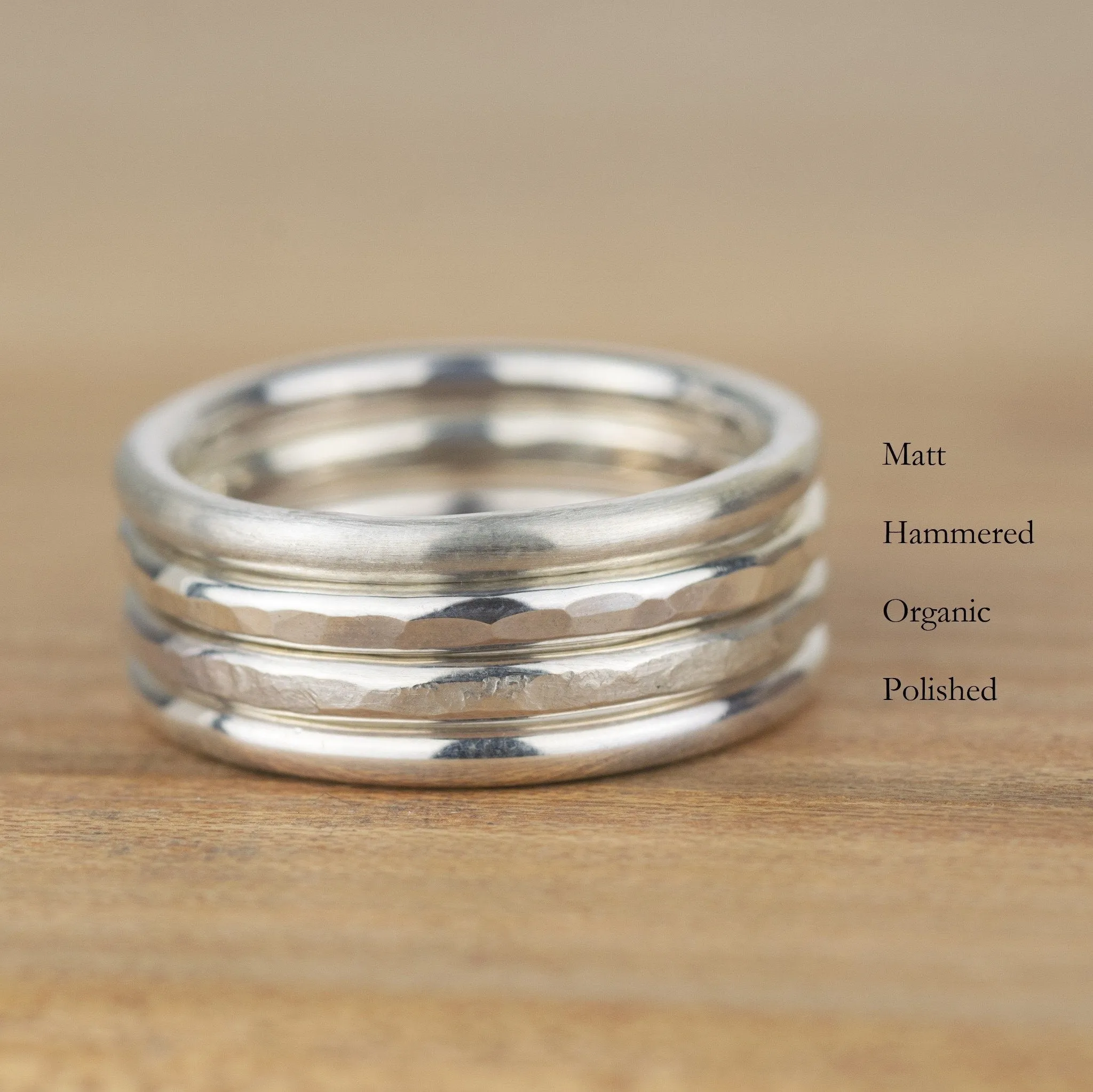 Sterling Silver 2mm Halo Ring