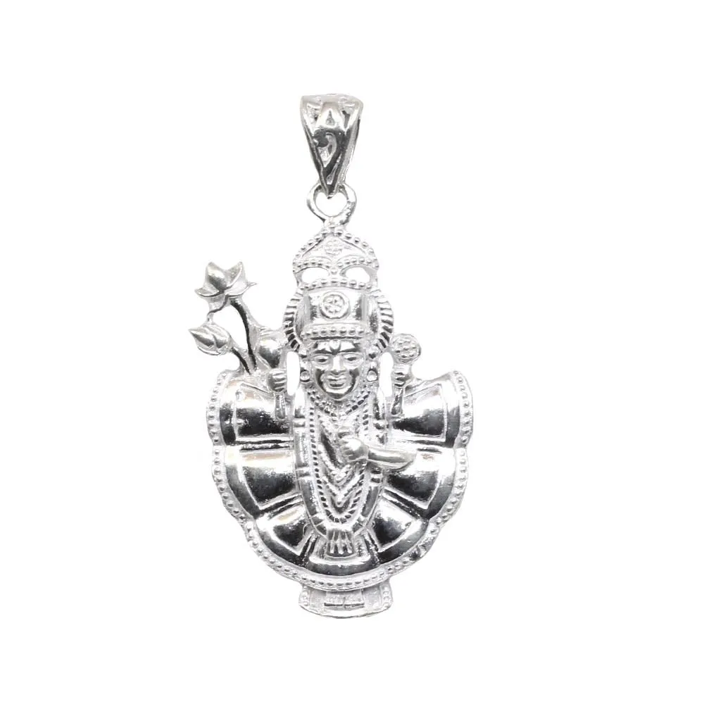 Sterling Silver Lord Shrinathji Pendant Unisex