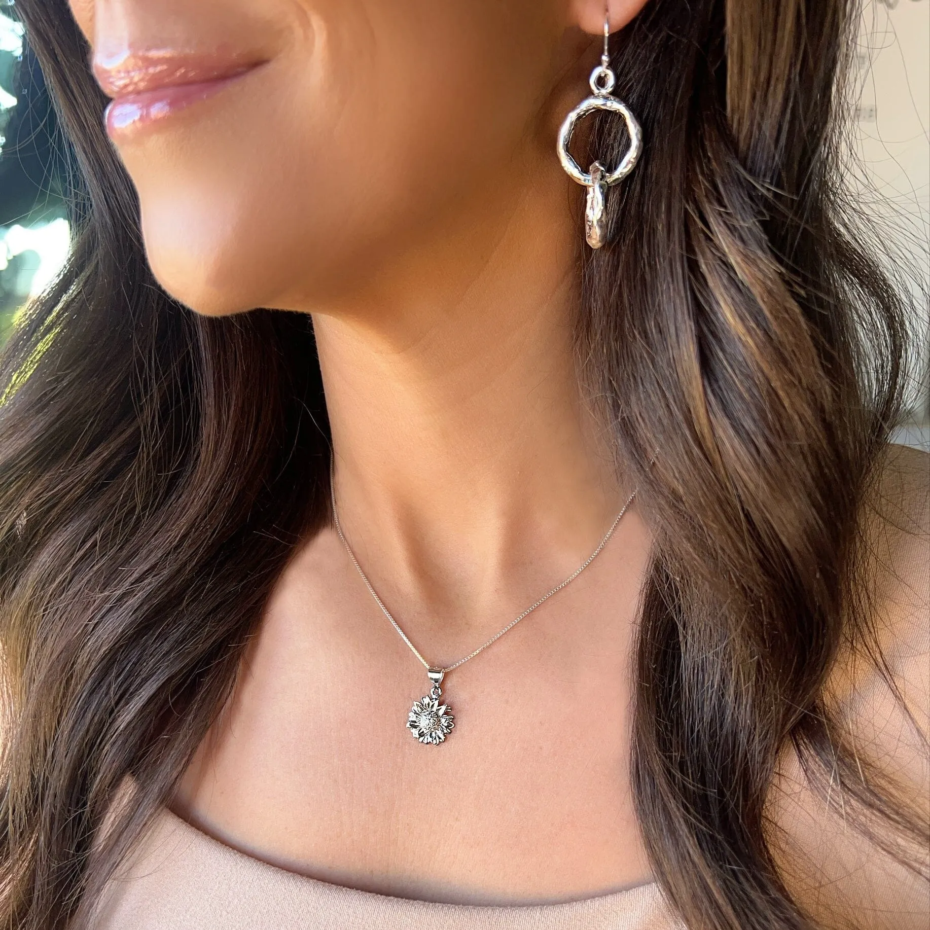 Sunflower Girl Necklace