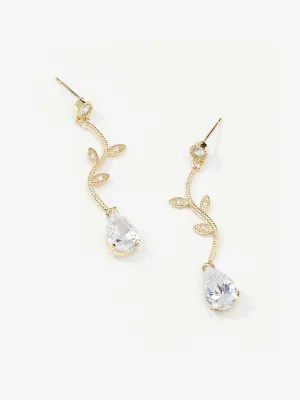 Teardrop Floral Earrings