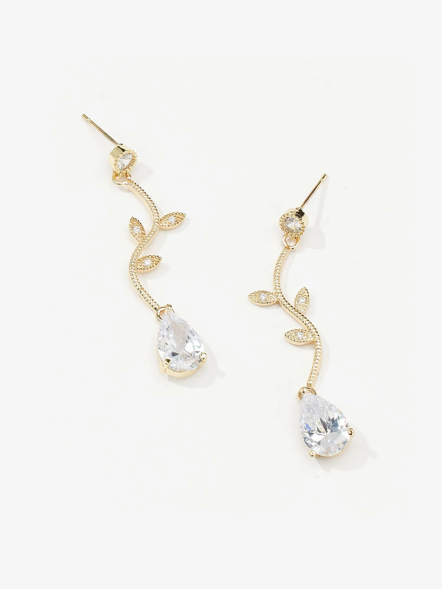 Teardrop Floral Earrings