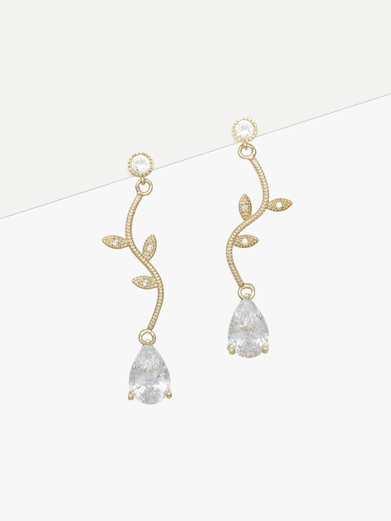 Teardrop Floral Earrings