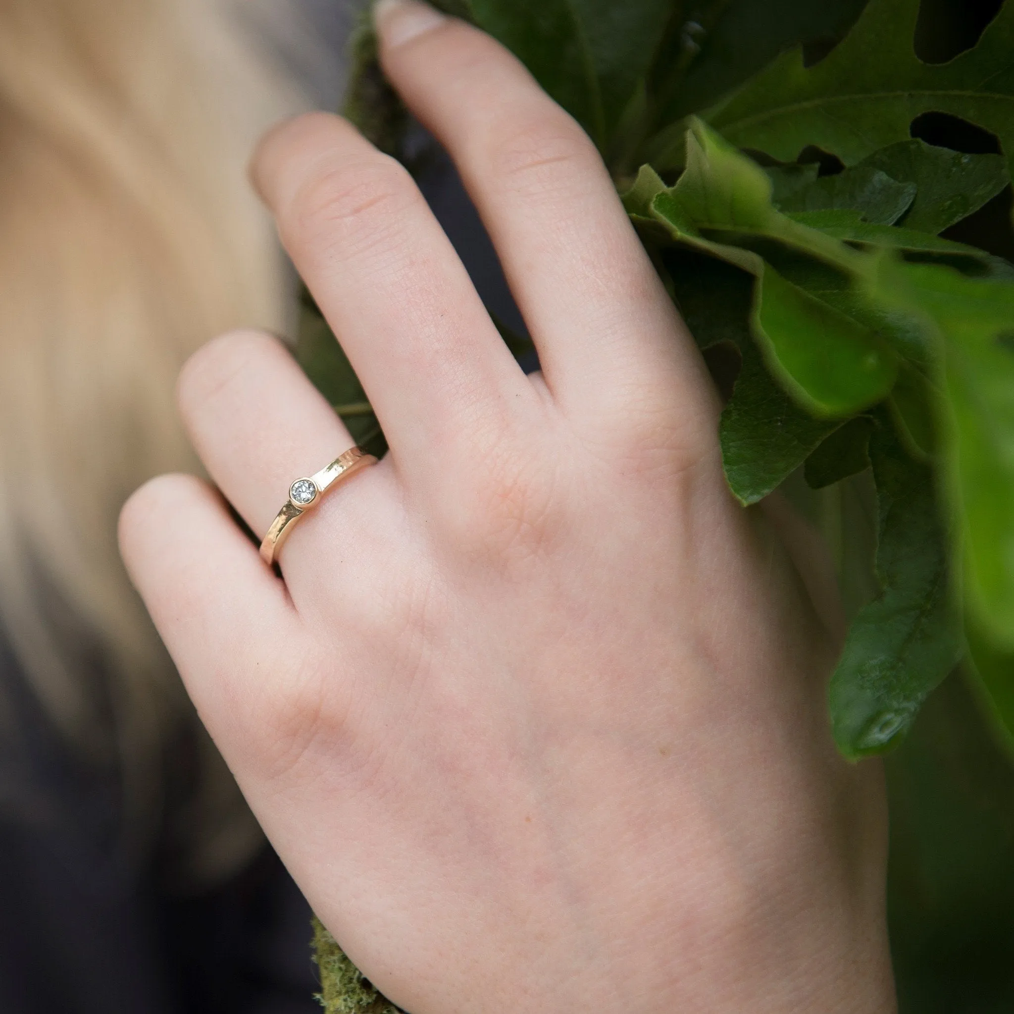 Tess - Sapphire Gold Storybook Ring