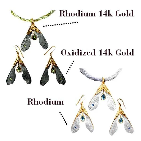Thuja Flora Sterling Silver Earrings
