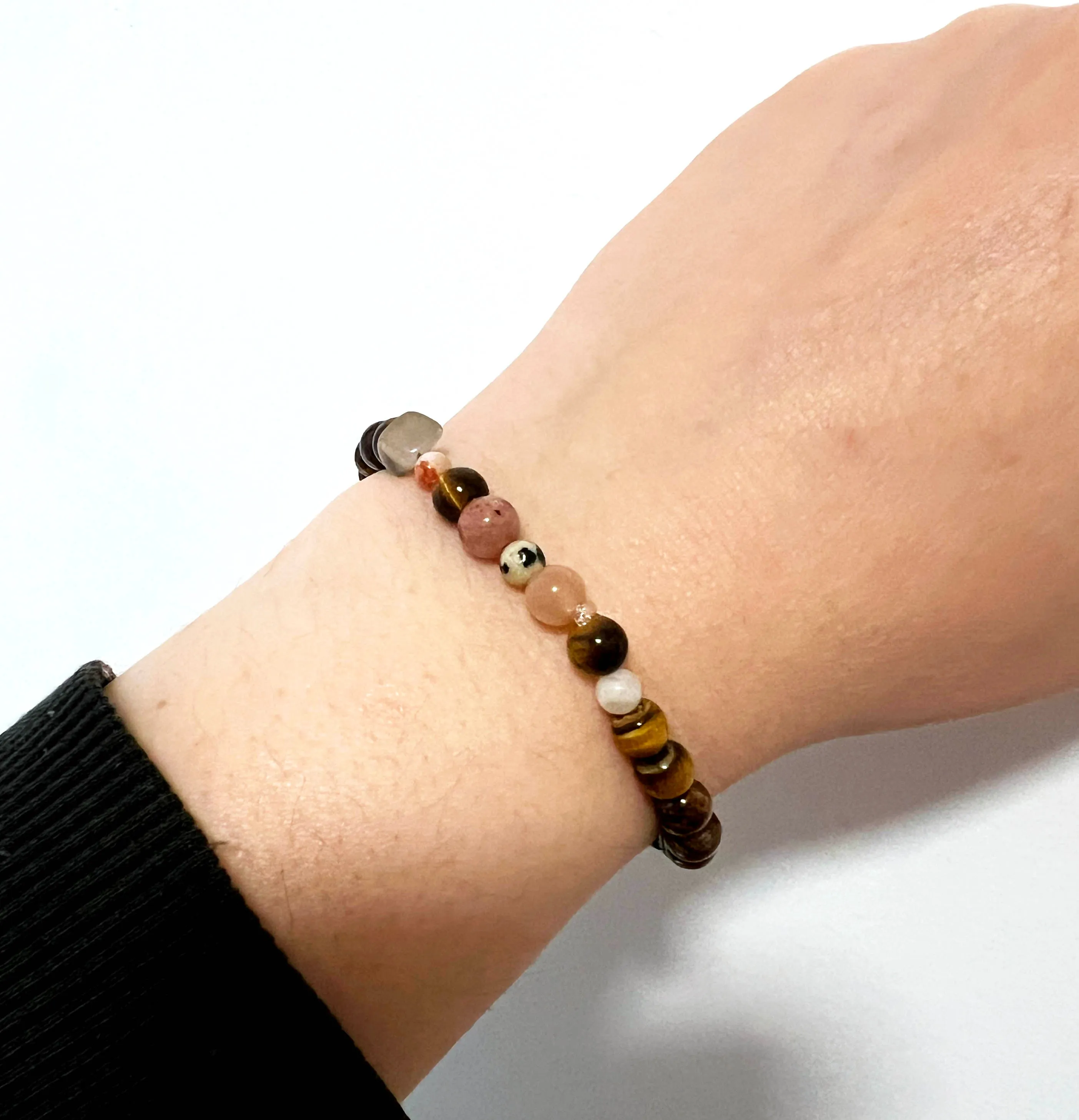 Tiger’s Eye Mixed Crystal Bracelet | Protection