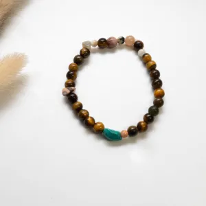 Tiger’s Eye Mixed Crystal Bracelet | Protection