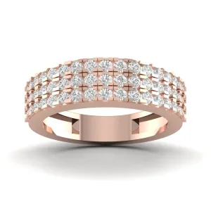 Timeless Diamond Cascading  Diamond Band