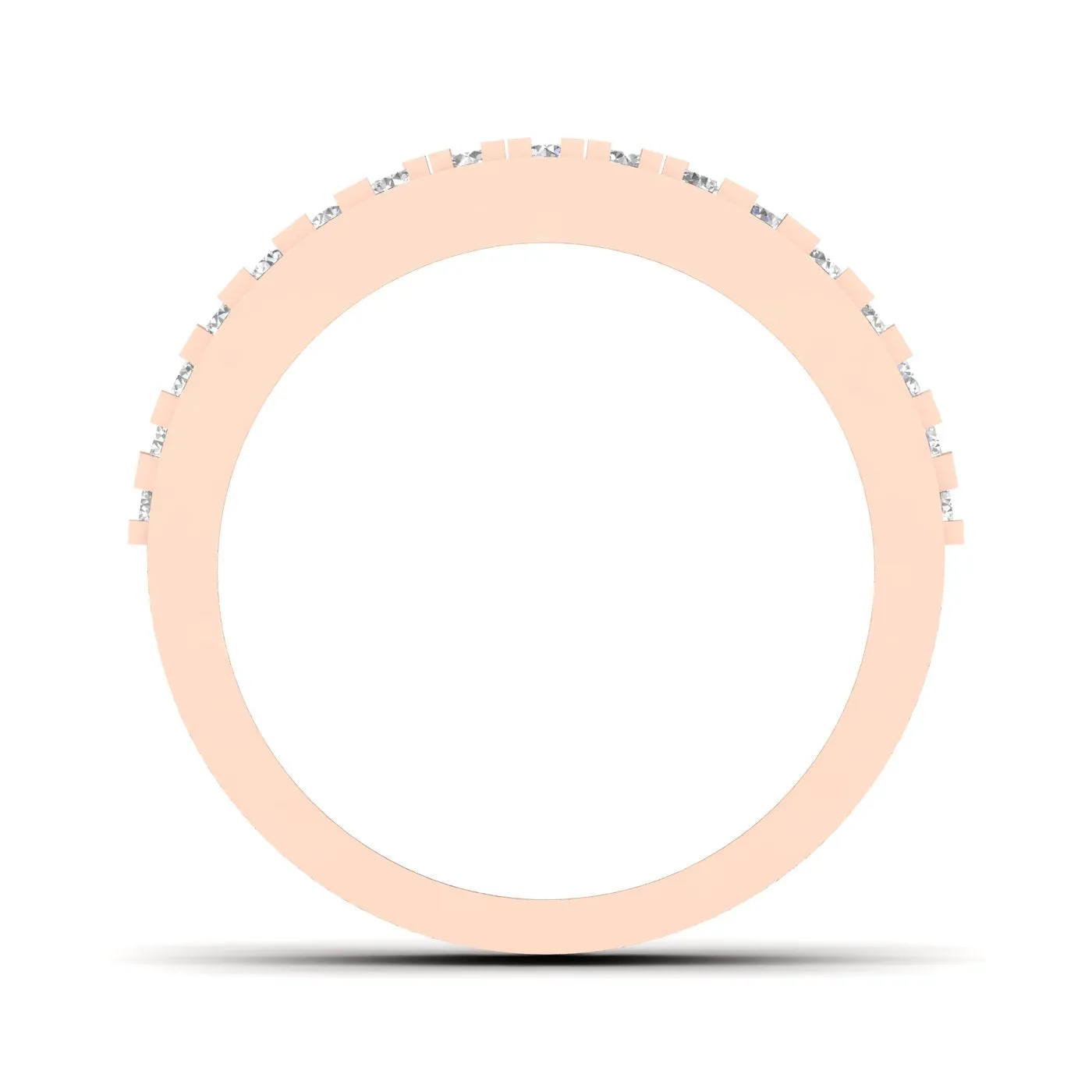 Timeless Diamond Cascading  Diamond Band
