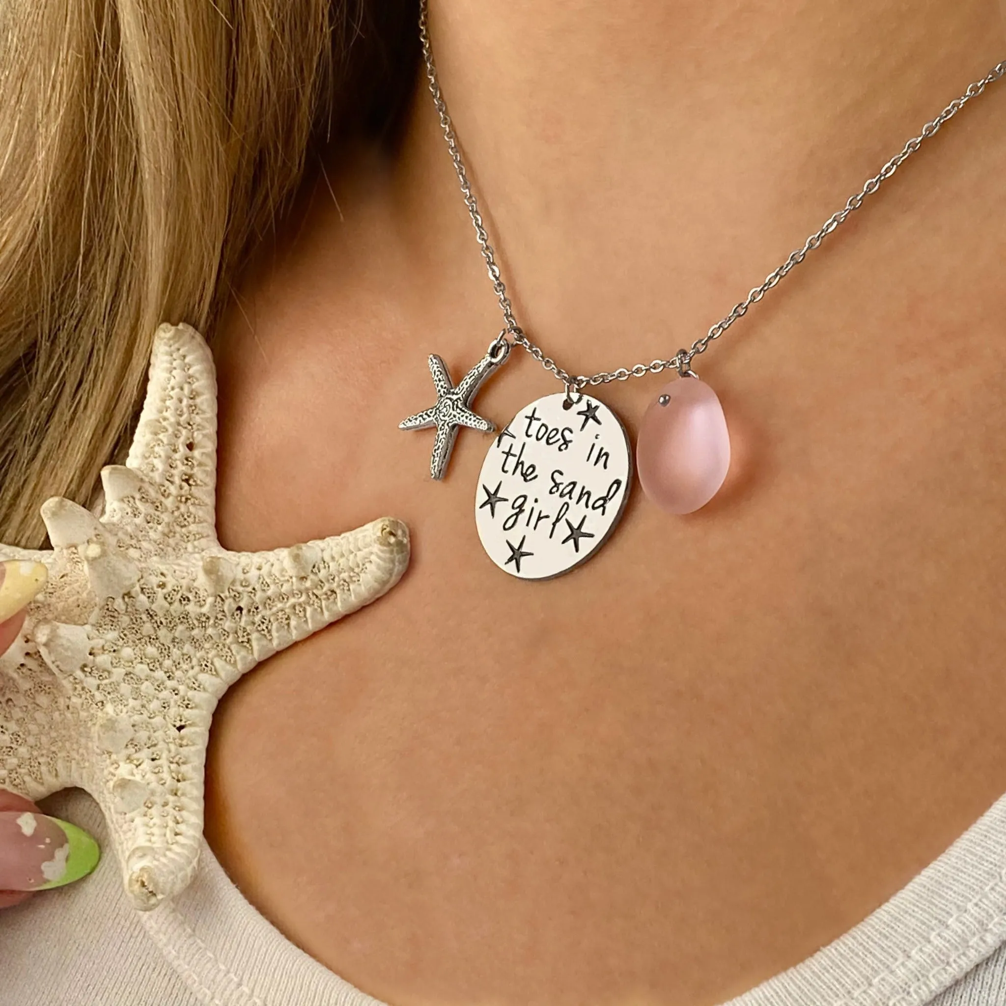 Toes In The Sand Girl Necklace