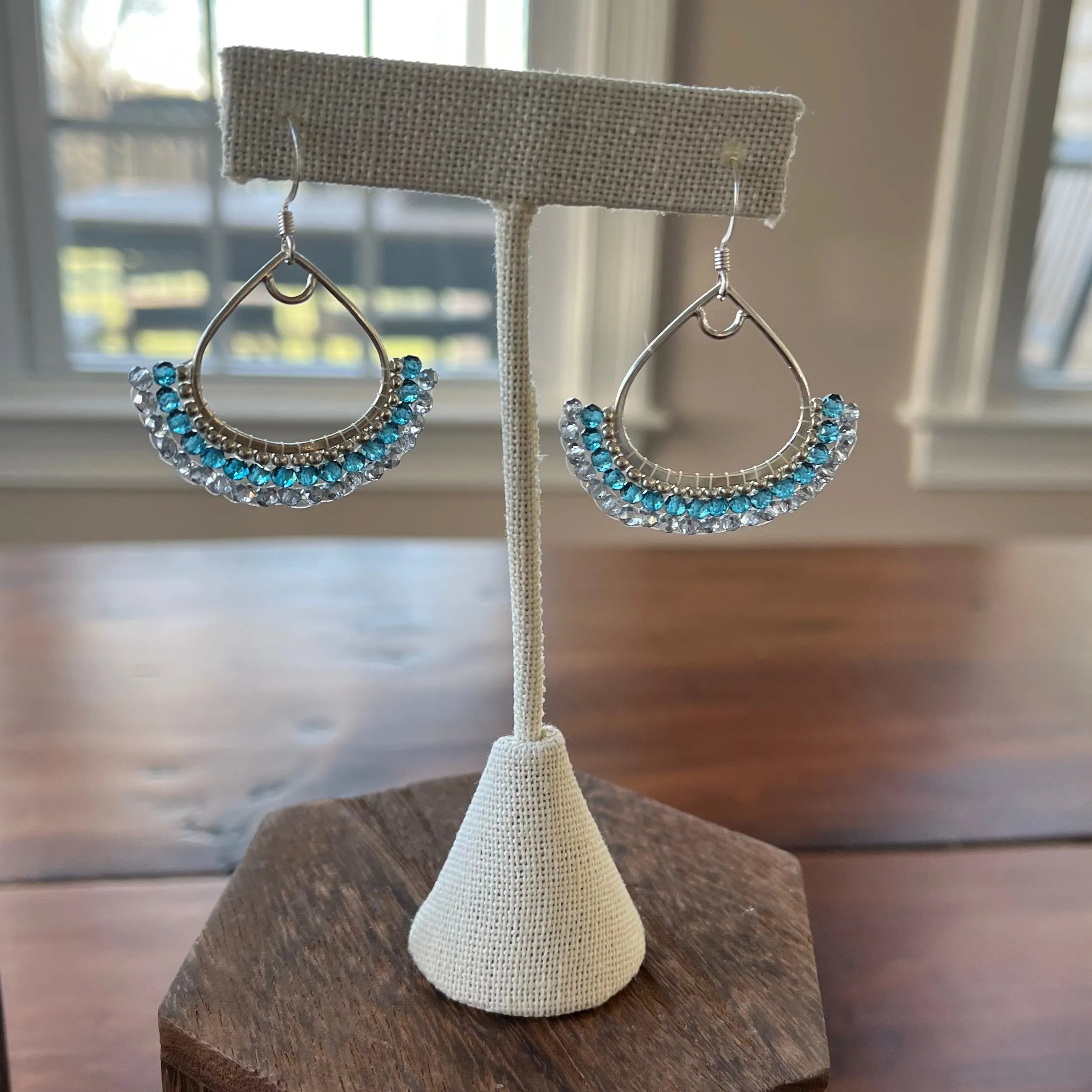 Topaz Teardrop Earrings