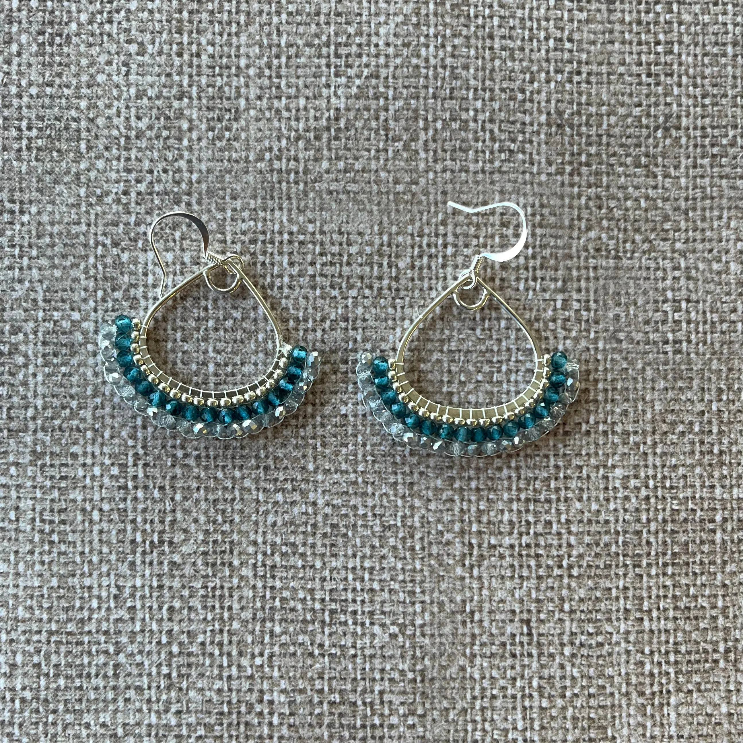 Topaz Teardrop Earrings