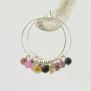 Tourmaline Gypsy Hoops
