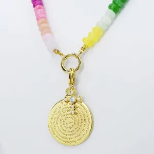 Treasure Jewels | Rainbow Blessings Gemstone Charm Necklace