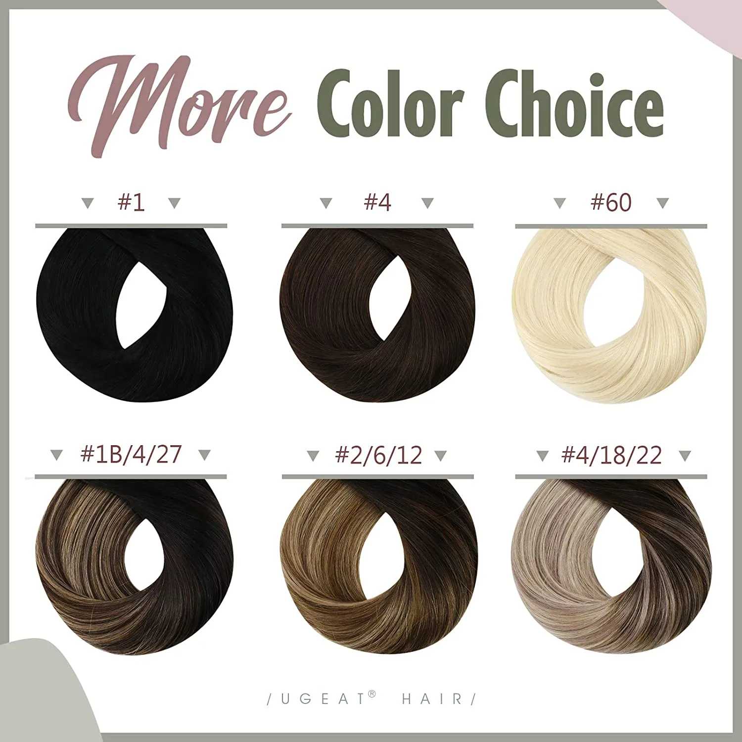Ugeat Microlink Hair Extensions Human Hair Real Human Hair Extensions Micro Ring Hair Extensions Human Hair Straight Nano Rings Tipped Hair Jet Black #1 1g/1strand 50G/50Strands 22 Inch