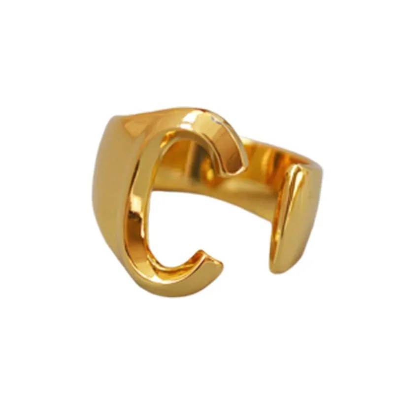Up Close And Personal Initial Rings