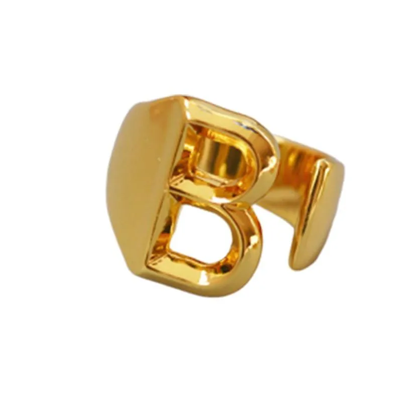 Up Close And Personal Initial Rings