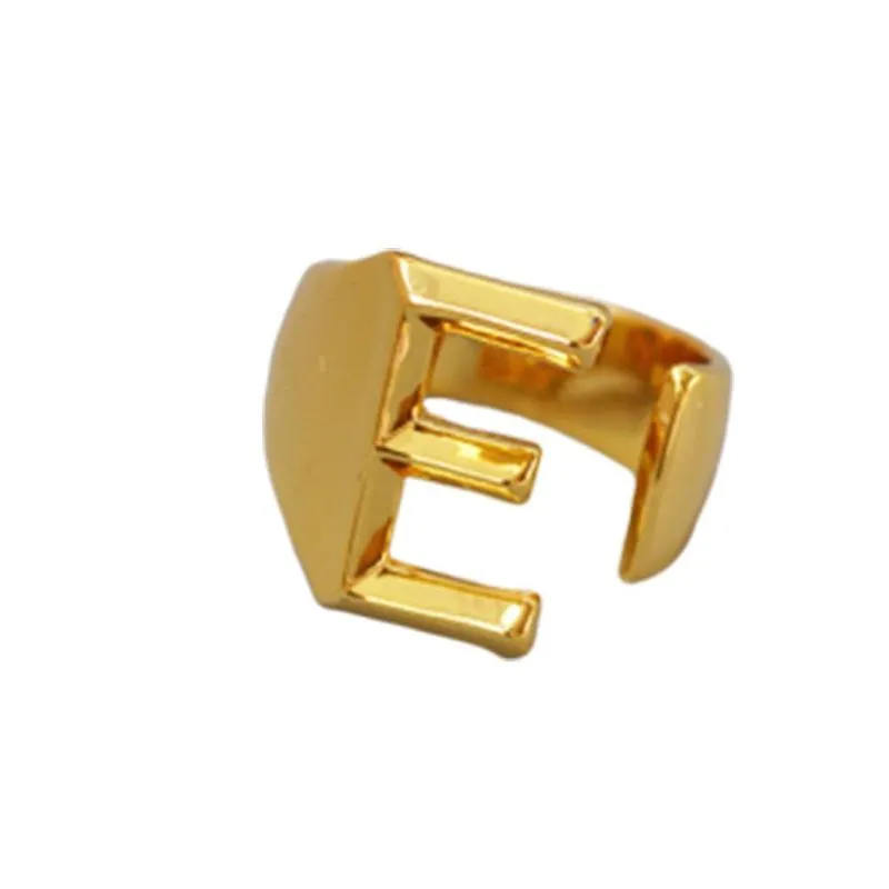 Up Close And Personal Initial Rings