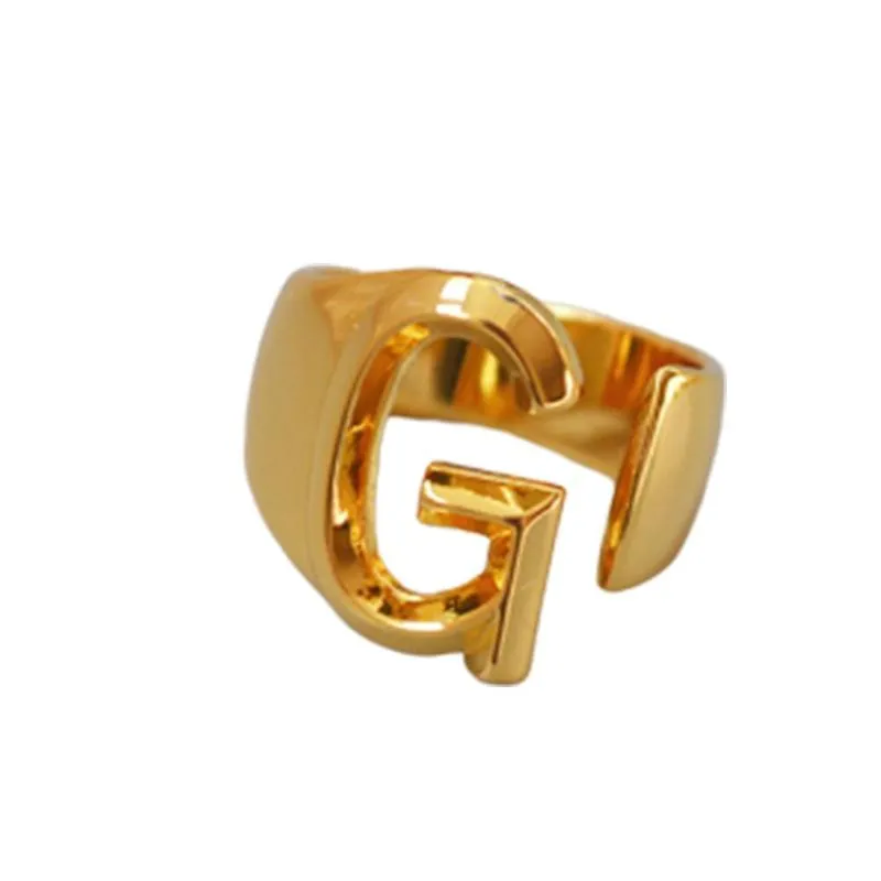 Up Close And Personal Initial Rings