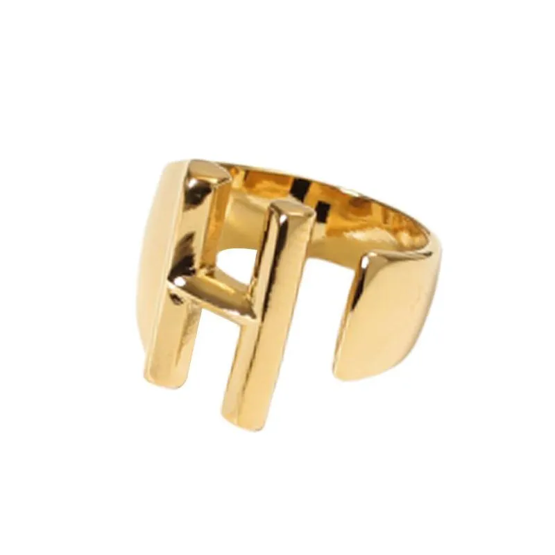 Up Close And Personal Initial Rings