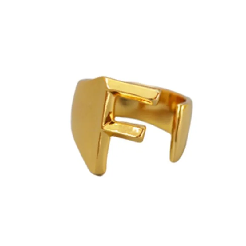 Up Close And Personal Initial Rings