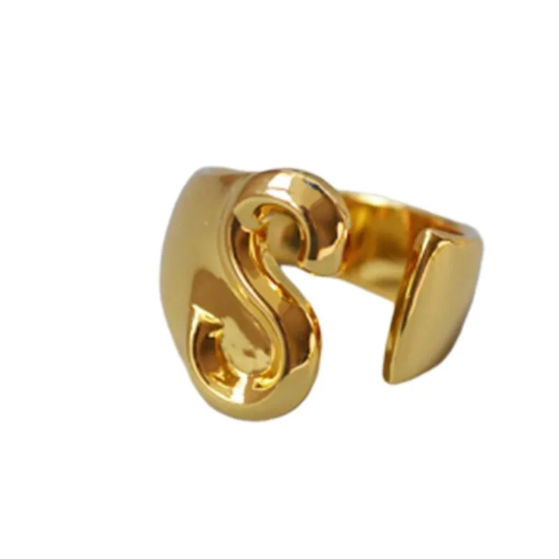Up Close And Personal Initial Rings