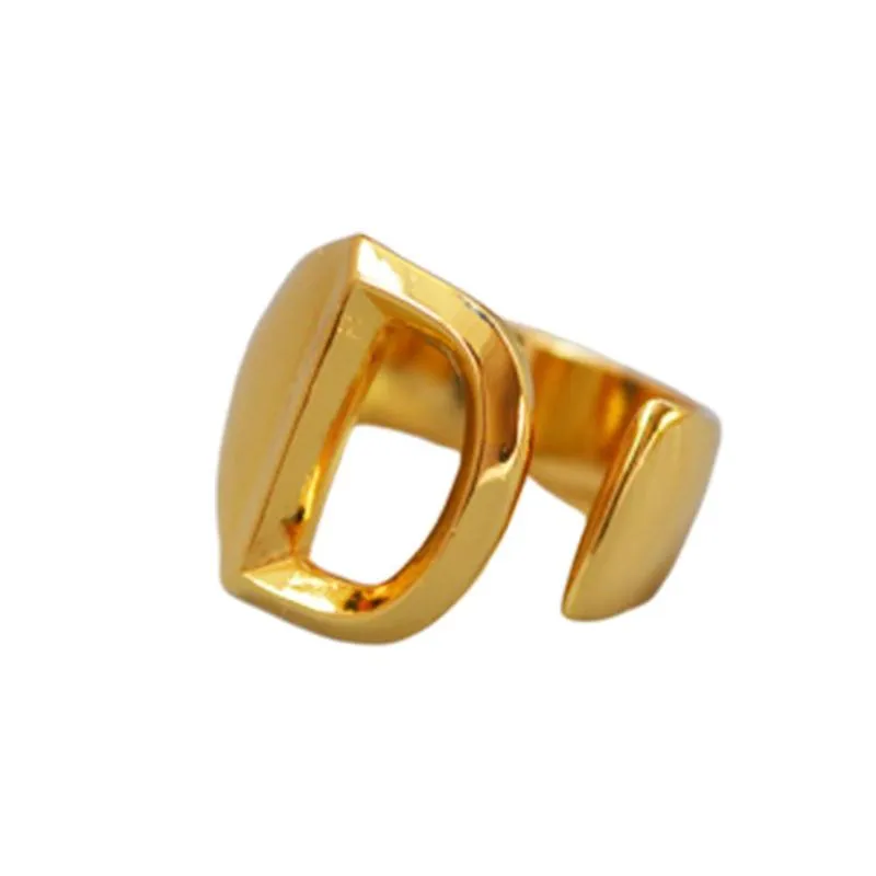 Up Close And Personal Initial Rings
