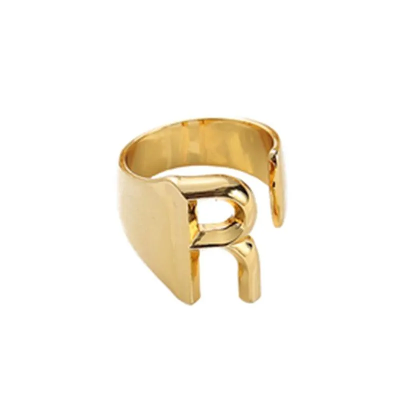 Up Close And Personal Initial Rings