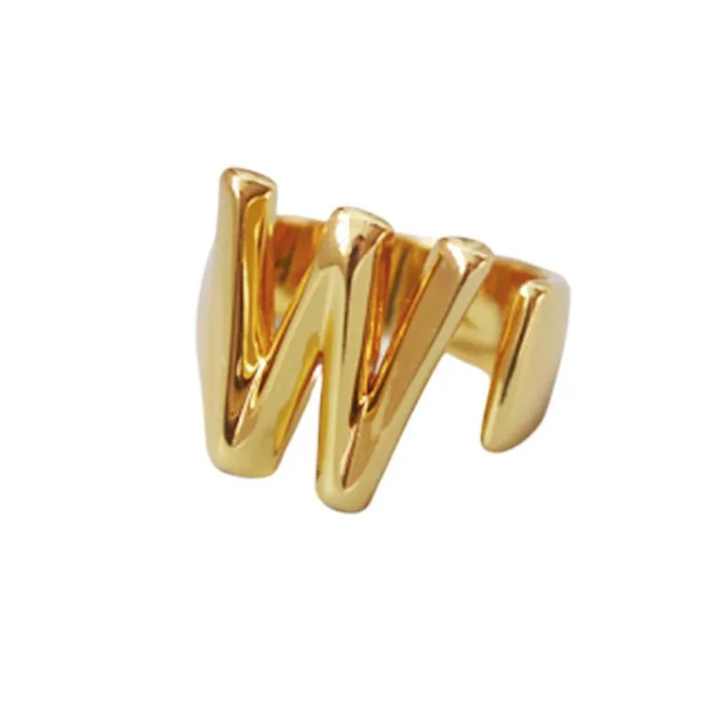 Up Close And Personal Initial Rings