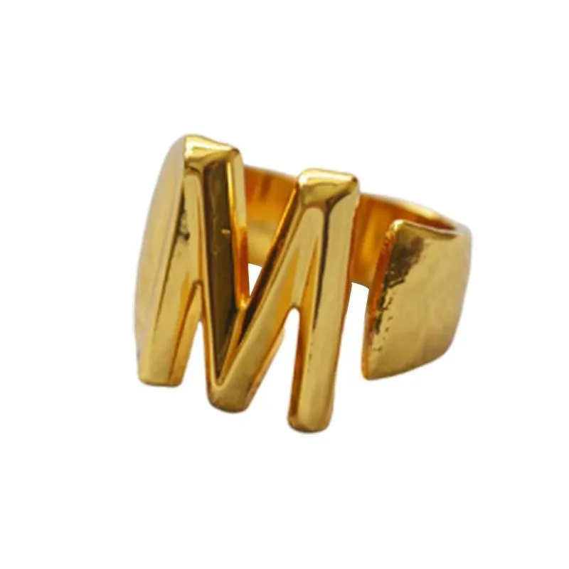 Up Close And Personal Initial Rings