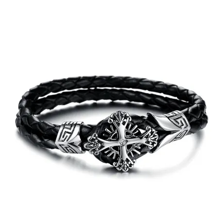 Vintage Cross Men's Bracelet