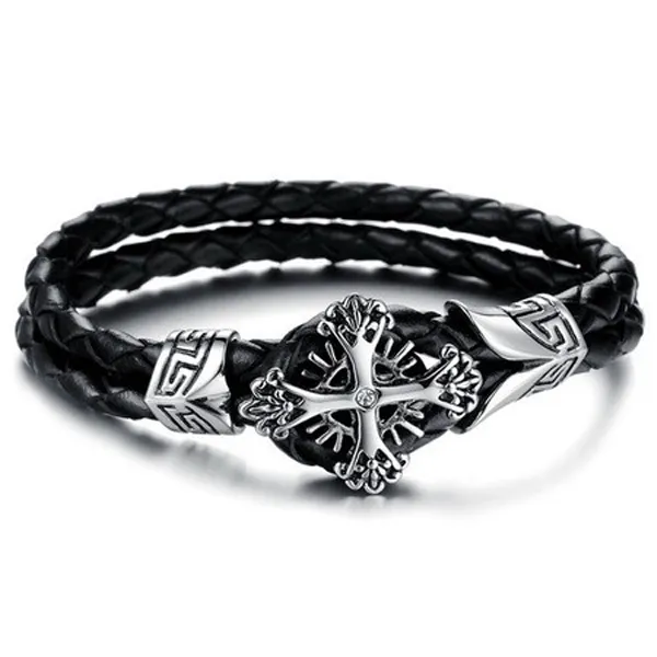 Vintage Cross Men's Bracelet