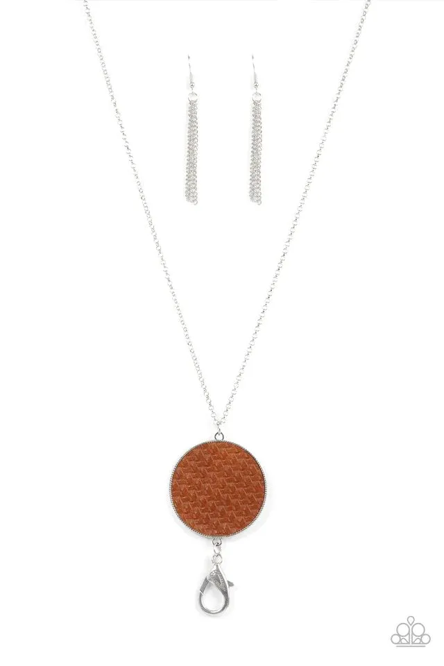 Wondrously Woven - Brown Necklaces